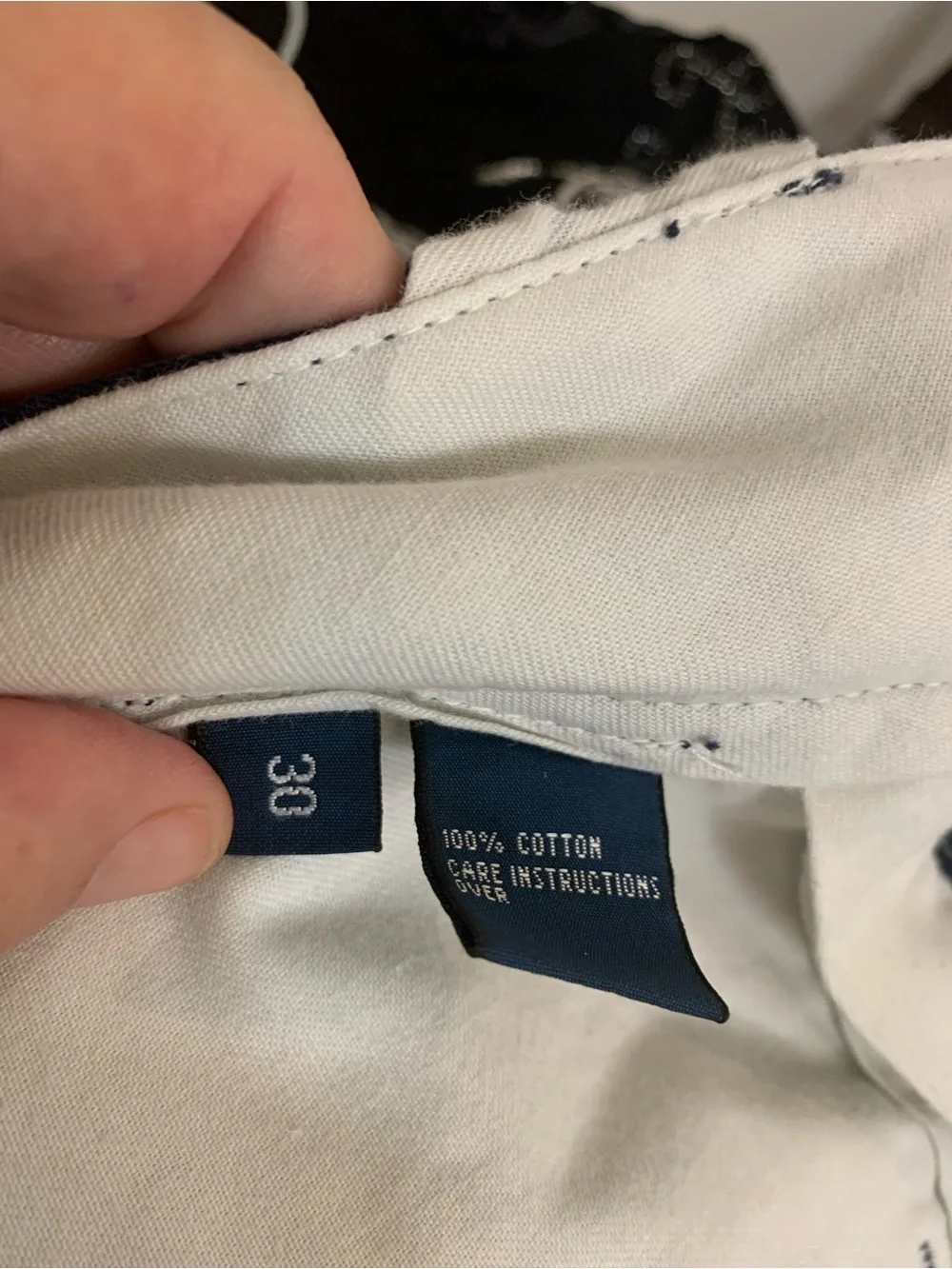 Ralph Lauren Navy Embroidered Seagull Flat Front Shorts